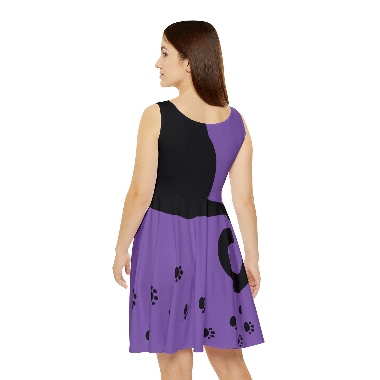 purple cat dress