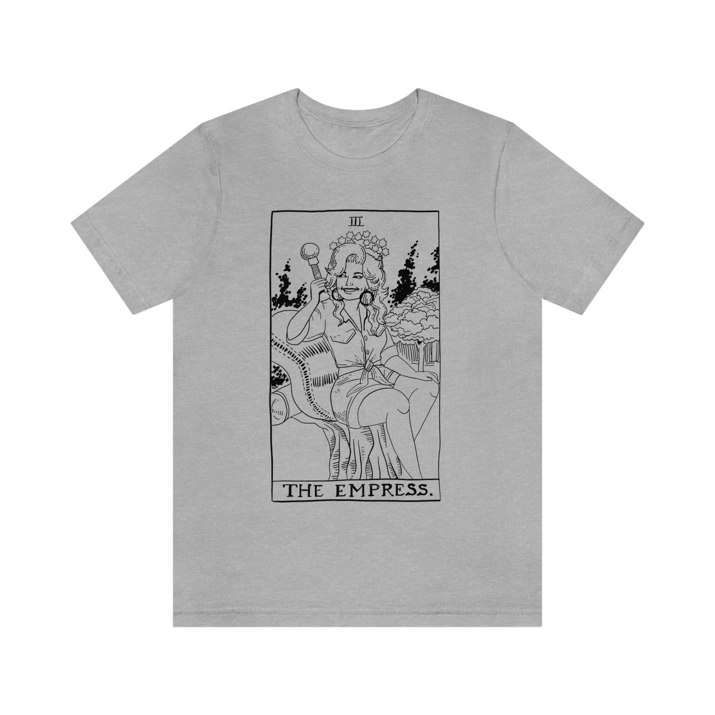 Musician Tee - Empress Tarot Card - No Color