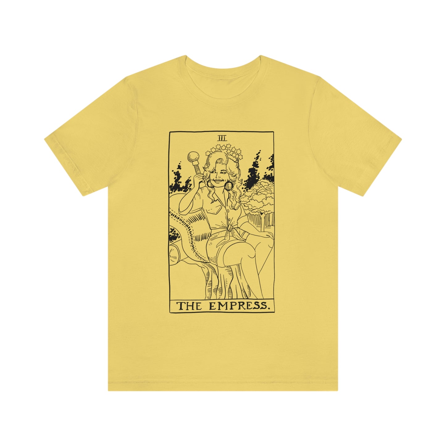 Musician Tee - Empress Tarot Card - No Color