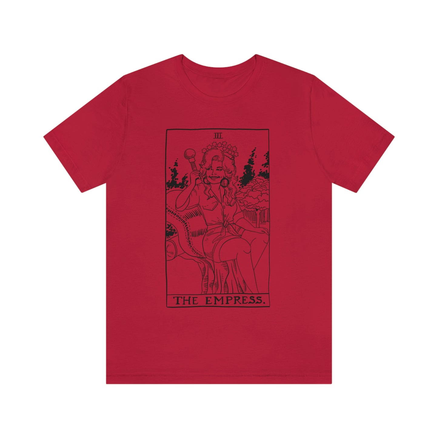 Musician Tee - Empress Tarot Card - No Color