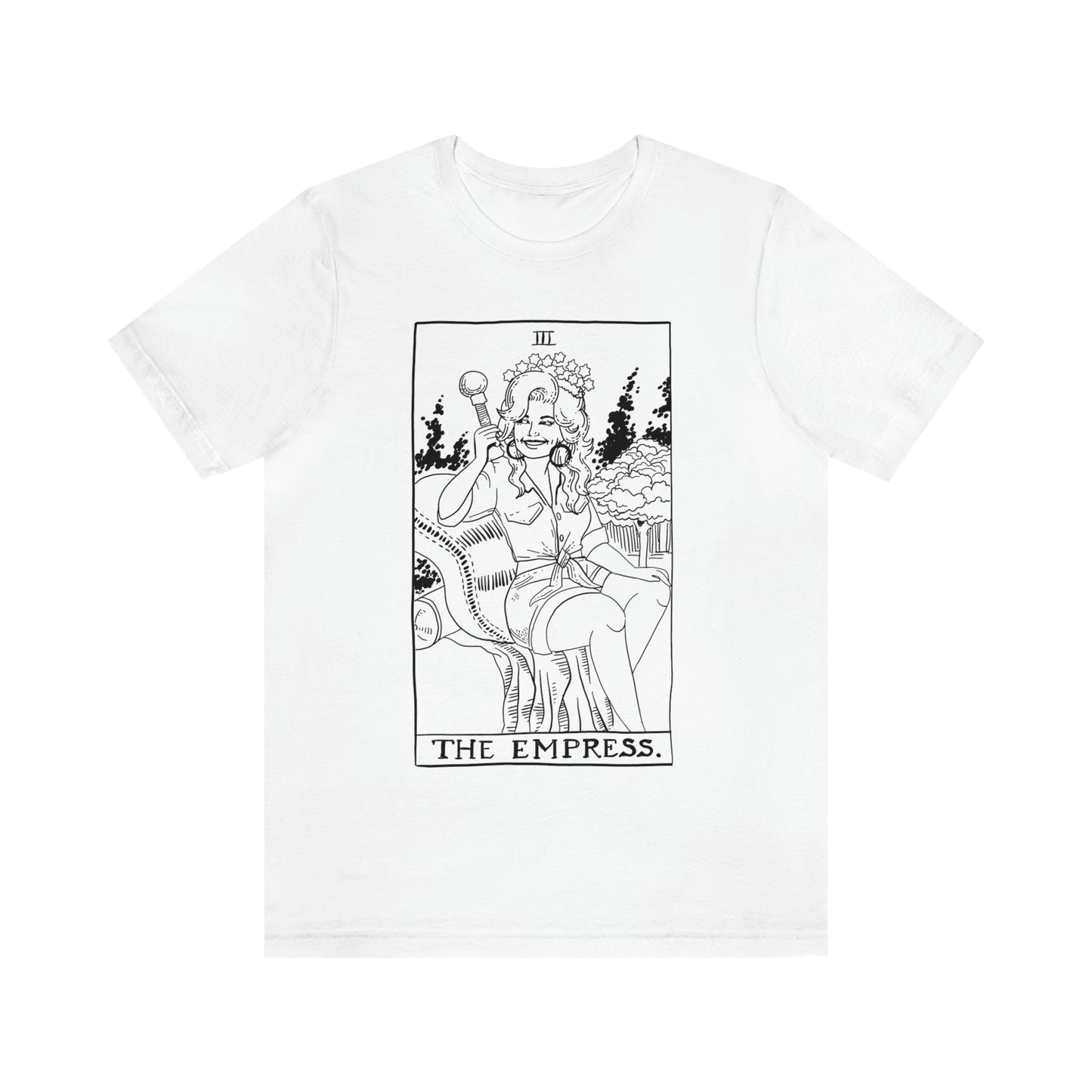 Musician Tee - Empress Tarot Card - No Color