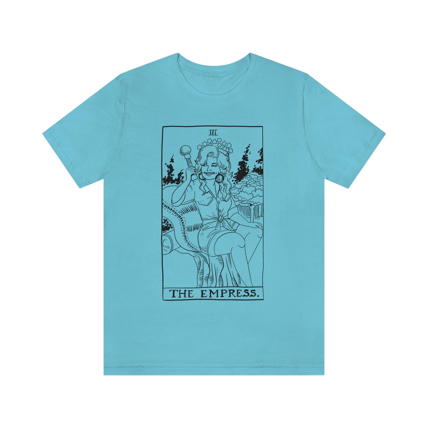 Musician Tee - Empress Tarot Card - No Color